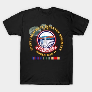 501st Infantry Regiment - WWII w EU SVC T-Shirt